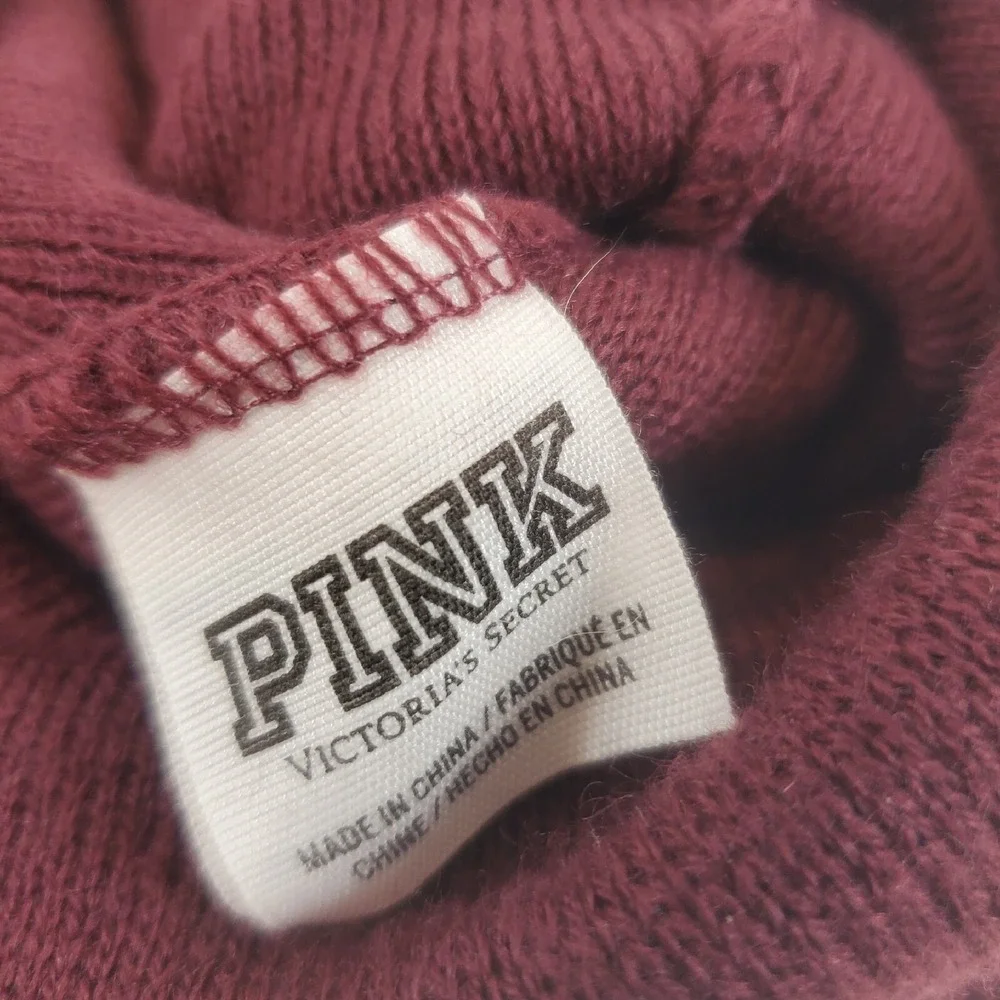 Victoria's Secret Pink Beanie Hat Pom-Pom Women One Size